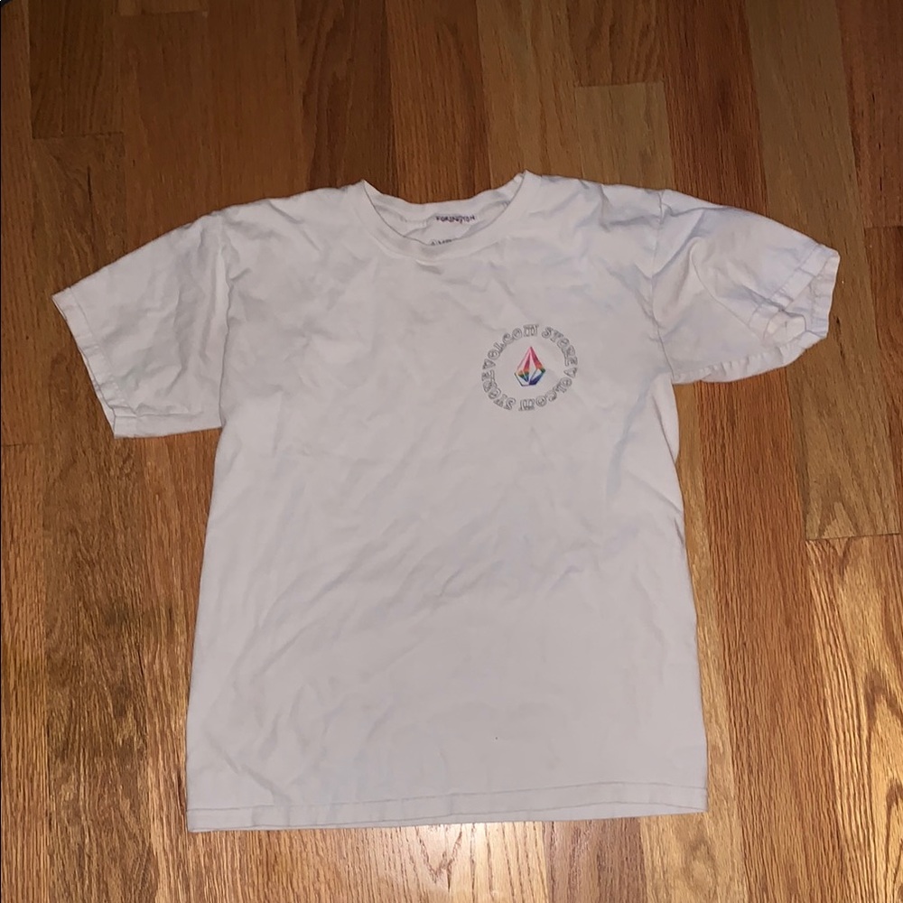 White Volcom Stone T shirt